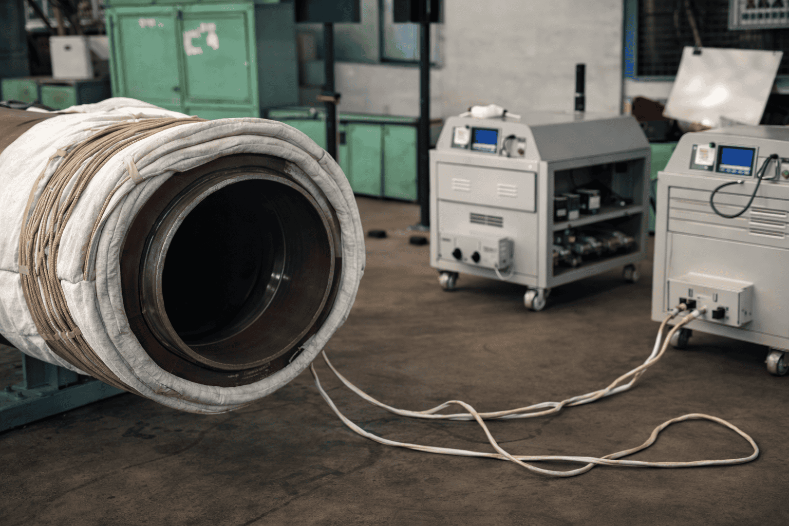 Shrink fitting for Pre Weld Post Weld applications